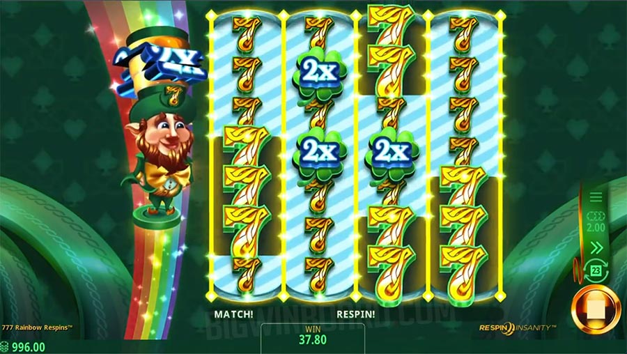 777 Rainbow Respins slot